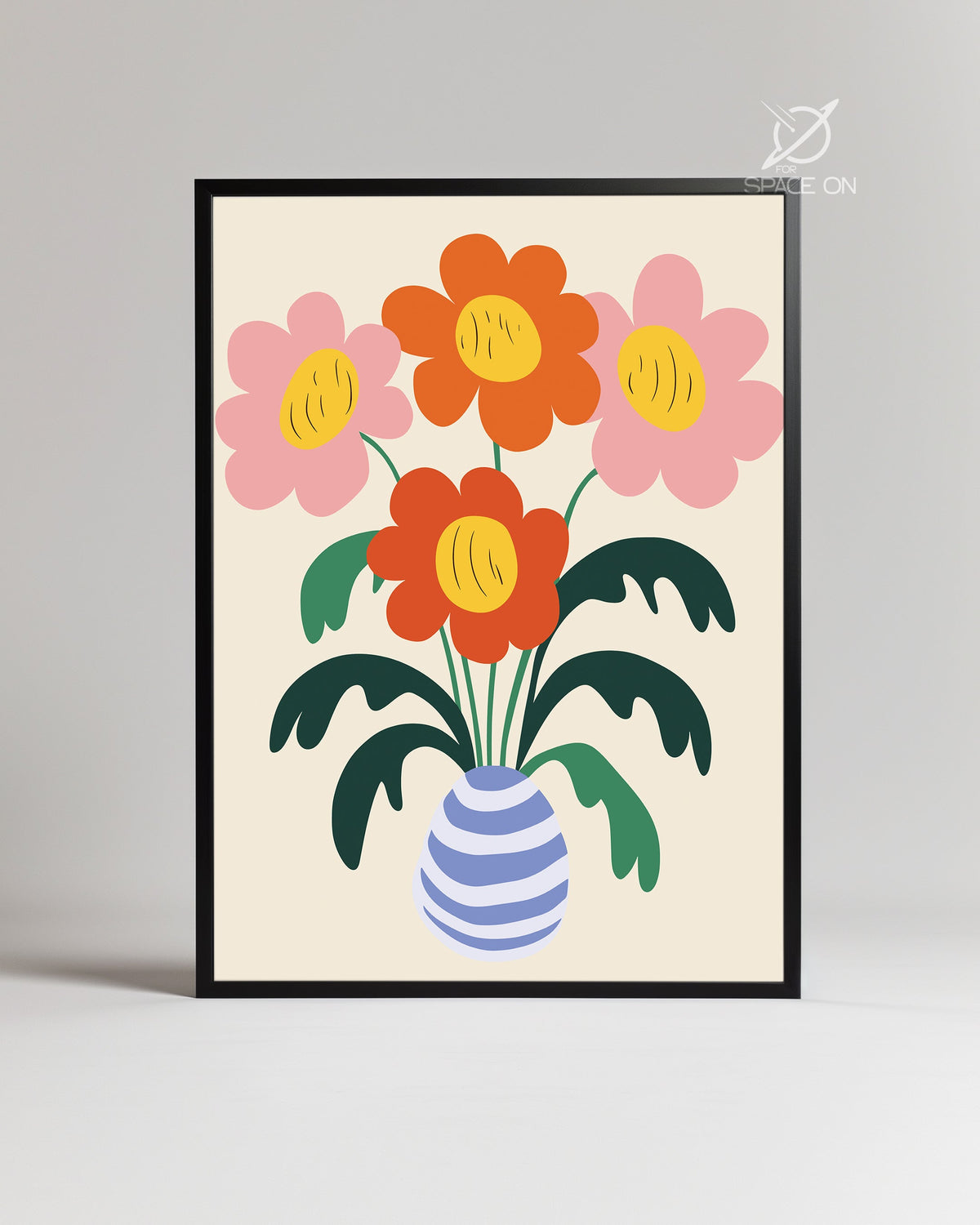 Vase Mignon Poster Tablosu