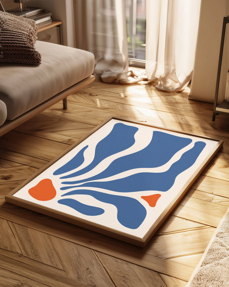 Vertical Wave Poster Tablosu