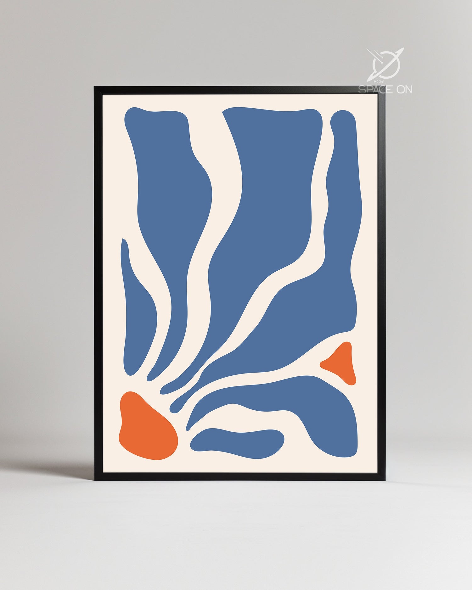 Vertical Wave Poster Tablosu