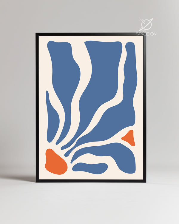 Vertical Wave Poster Tablosu