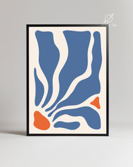 Vertical Wave Poster Tablosu