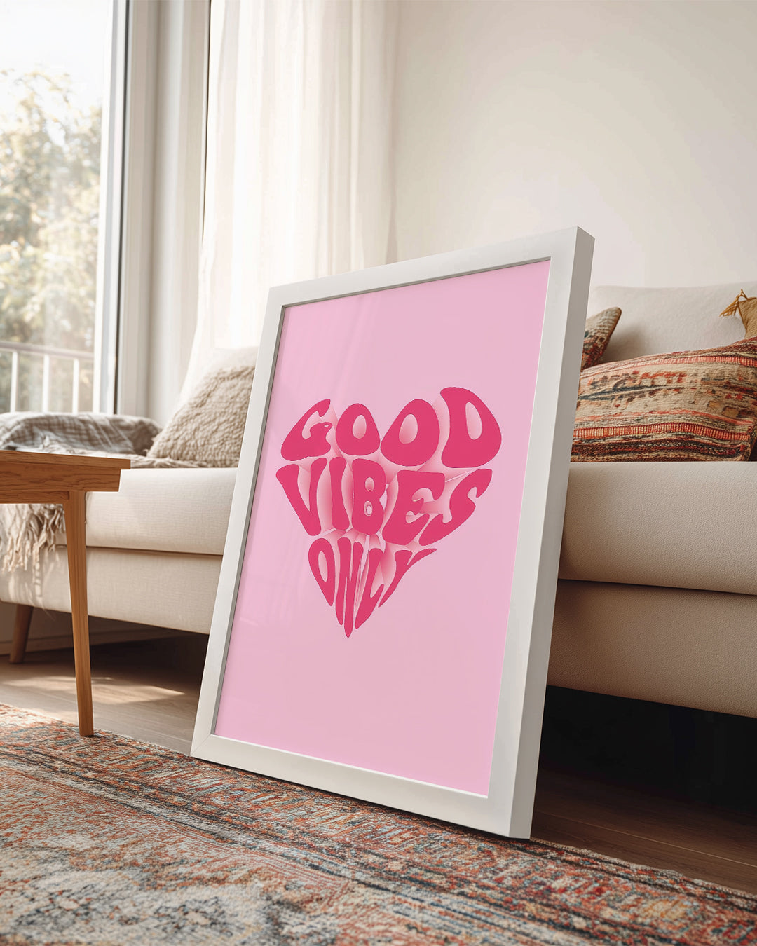 Vibes Heart Poster Tablosu