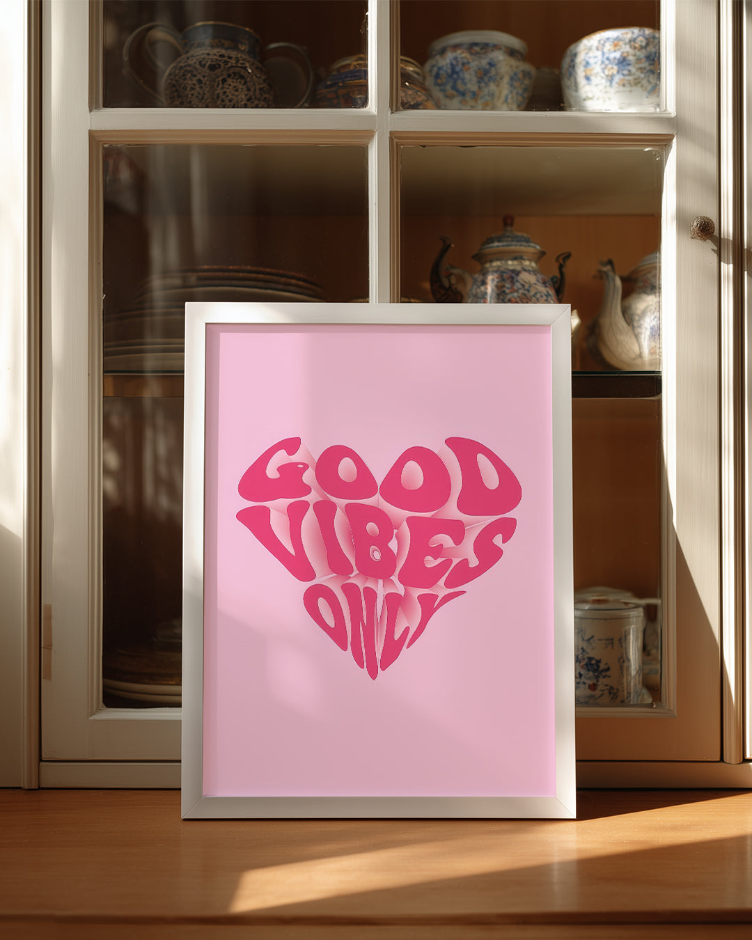 Vibes Heart Poster Tablosu