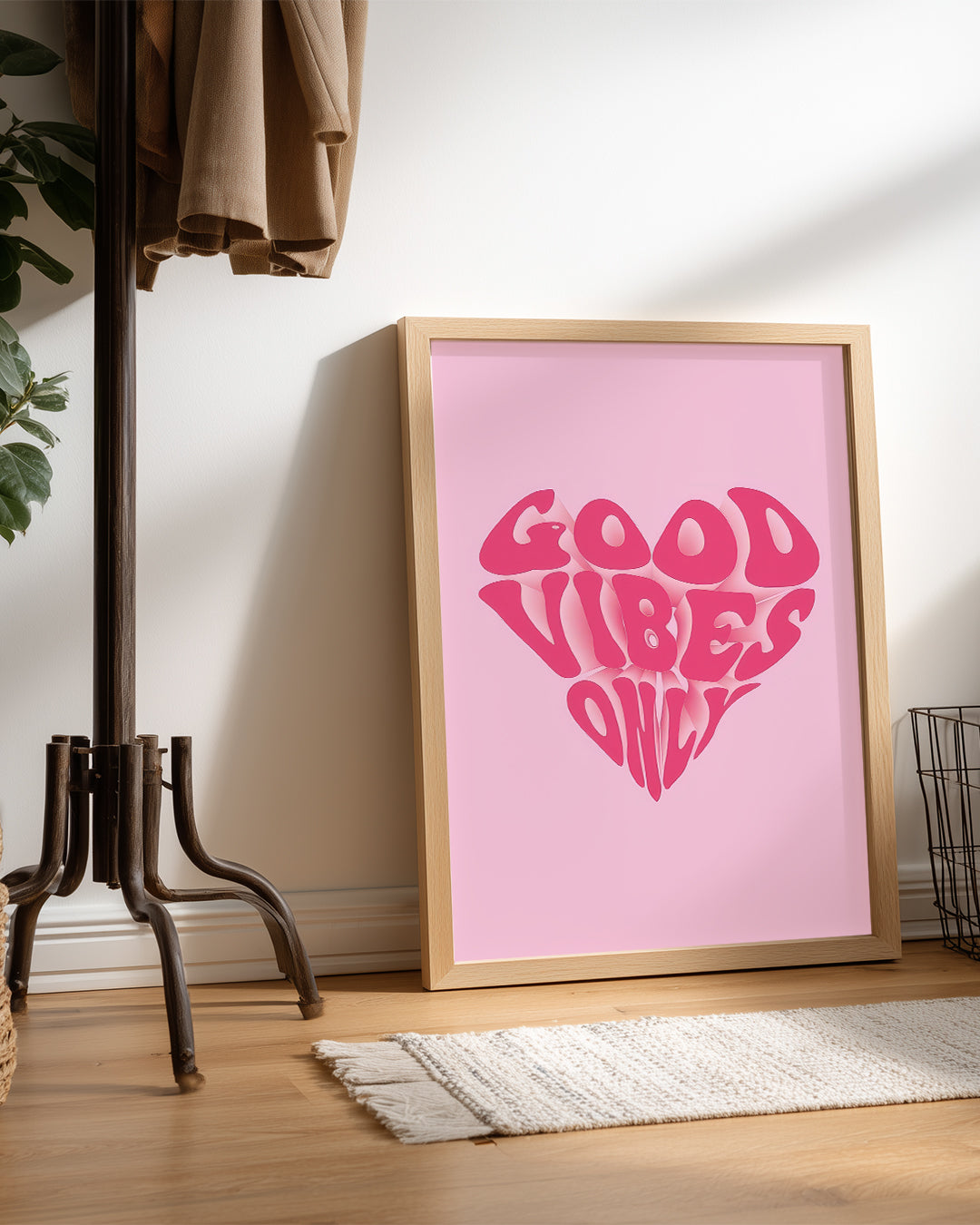 Vibes Heart Poster Tablosu