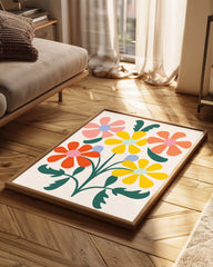 Vibrant Bouquet Poster Tablosu