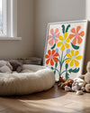 Vibrant Bouquet Poster Tablosu