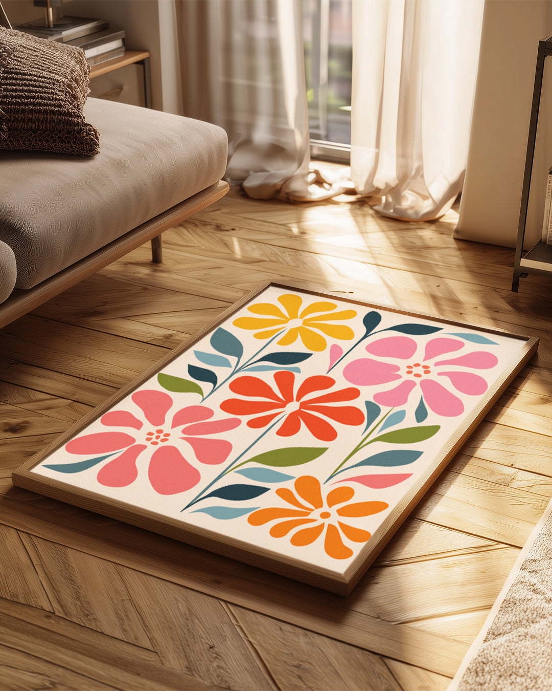 Vibrant Grid Poster Tablosu
