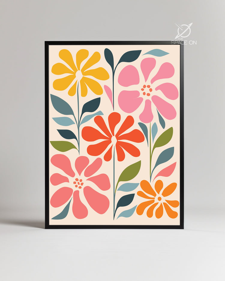 Vibrant Grid Poster Tablosu