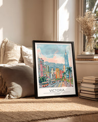 Victoria Kanada Poster Tablosu