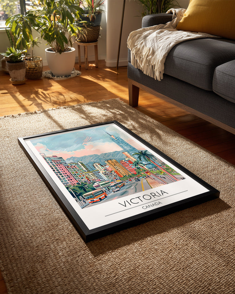 Victoria Kanada Poster Tablosu