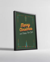 Victorian Christmas Pine Poster Tablosu