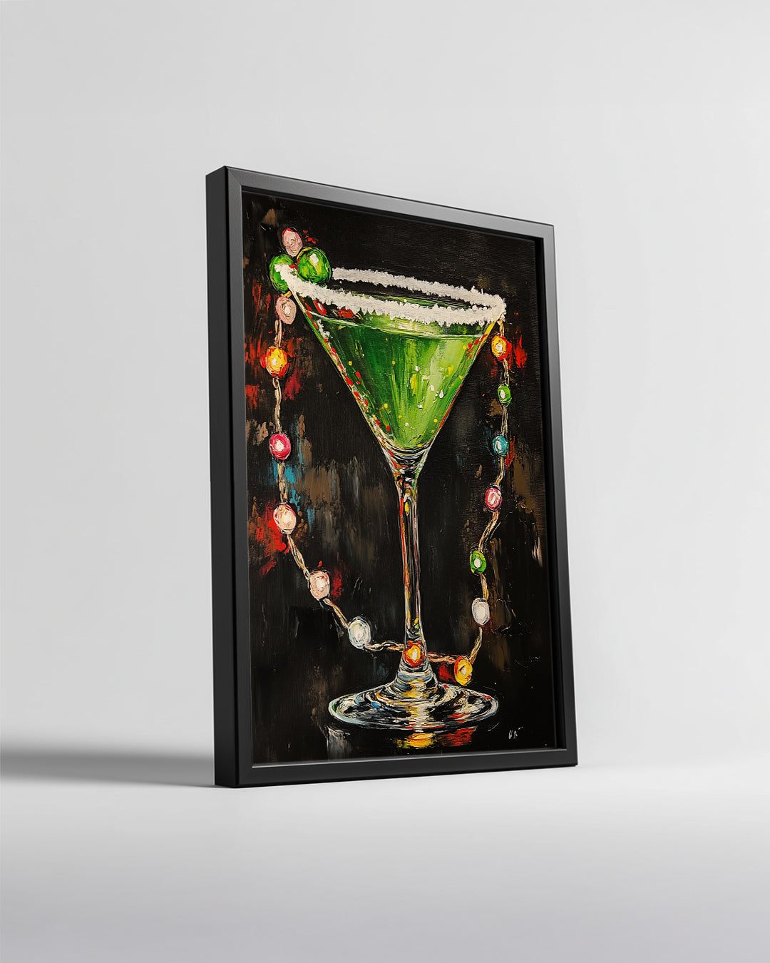 Vintage Santa Illustration Poster Tablosu