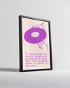 Vinyl Care Poster Tablosu