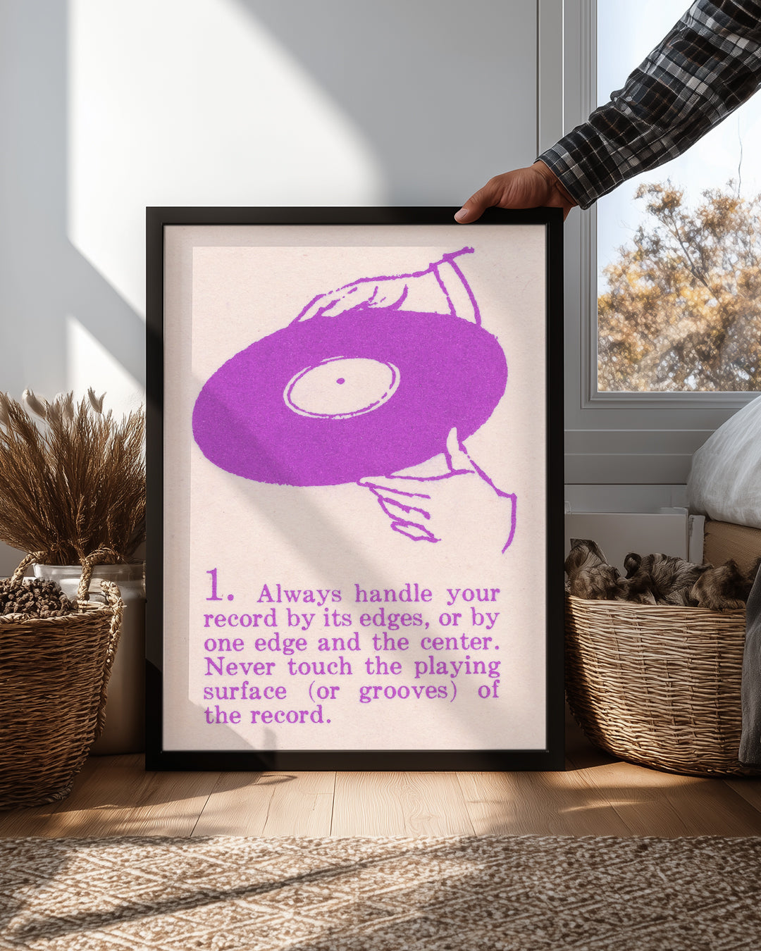 Vinyl Care Poster Tablosu