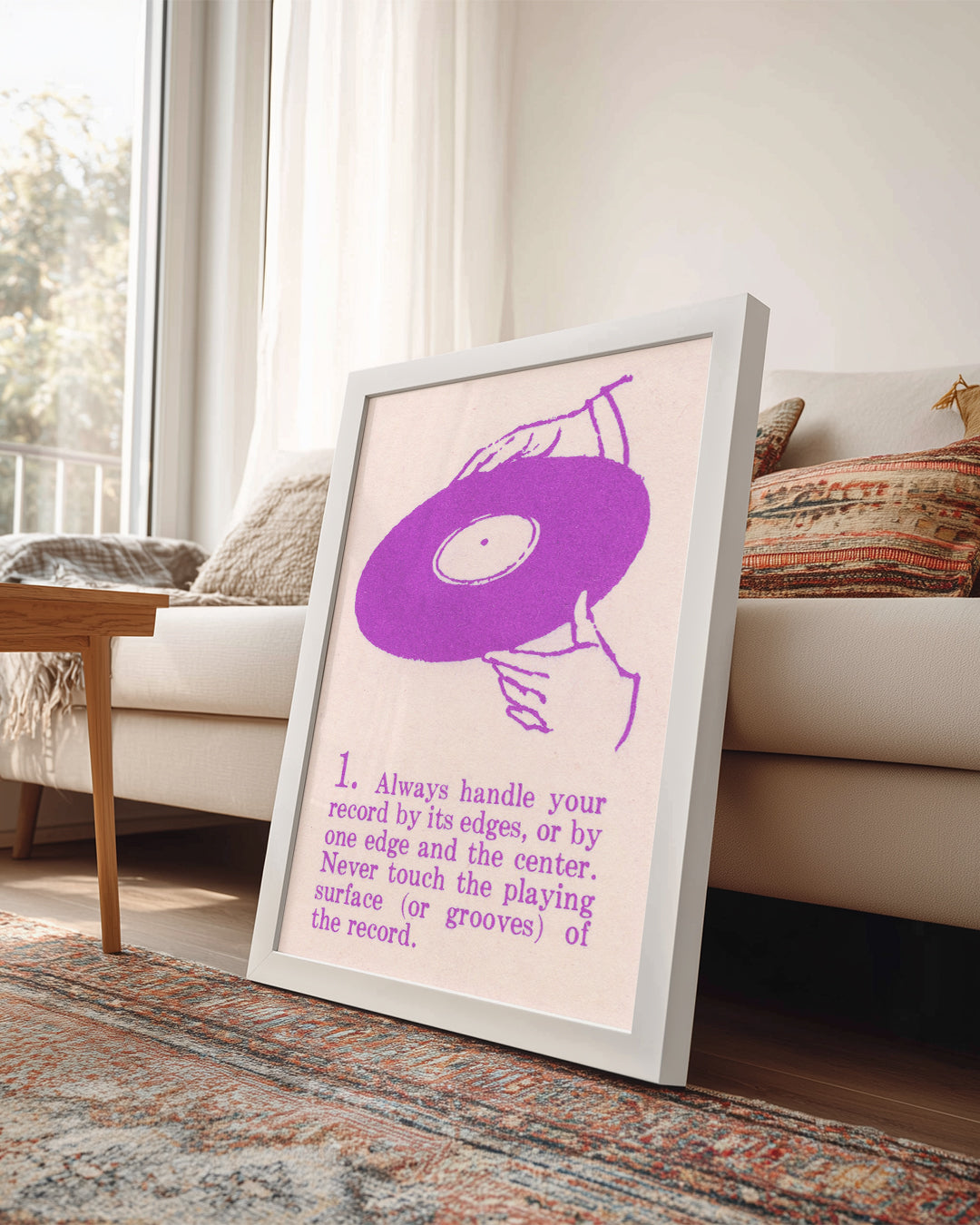 Vinyl Care Poster Tablosu