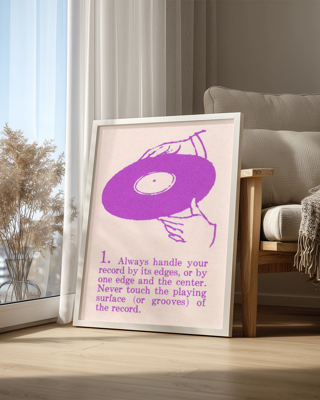 Vinyl Care Poster Tablosu