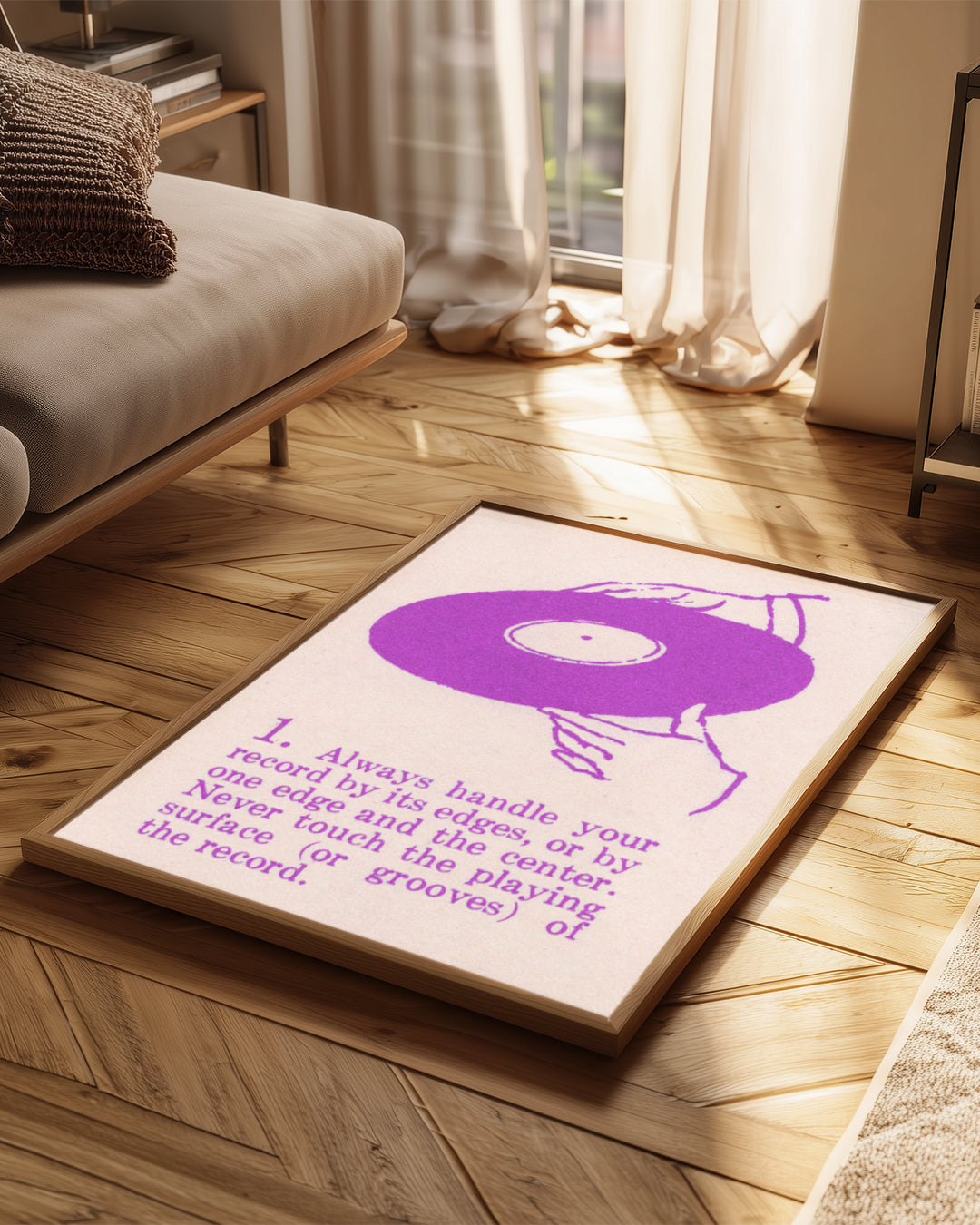 Vinyl Care Poster Tablosu