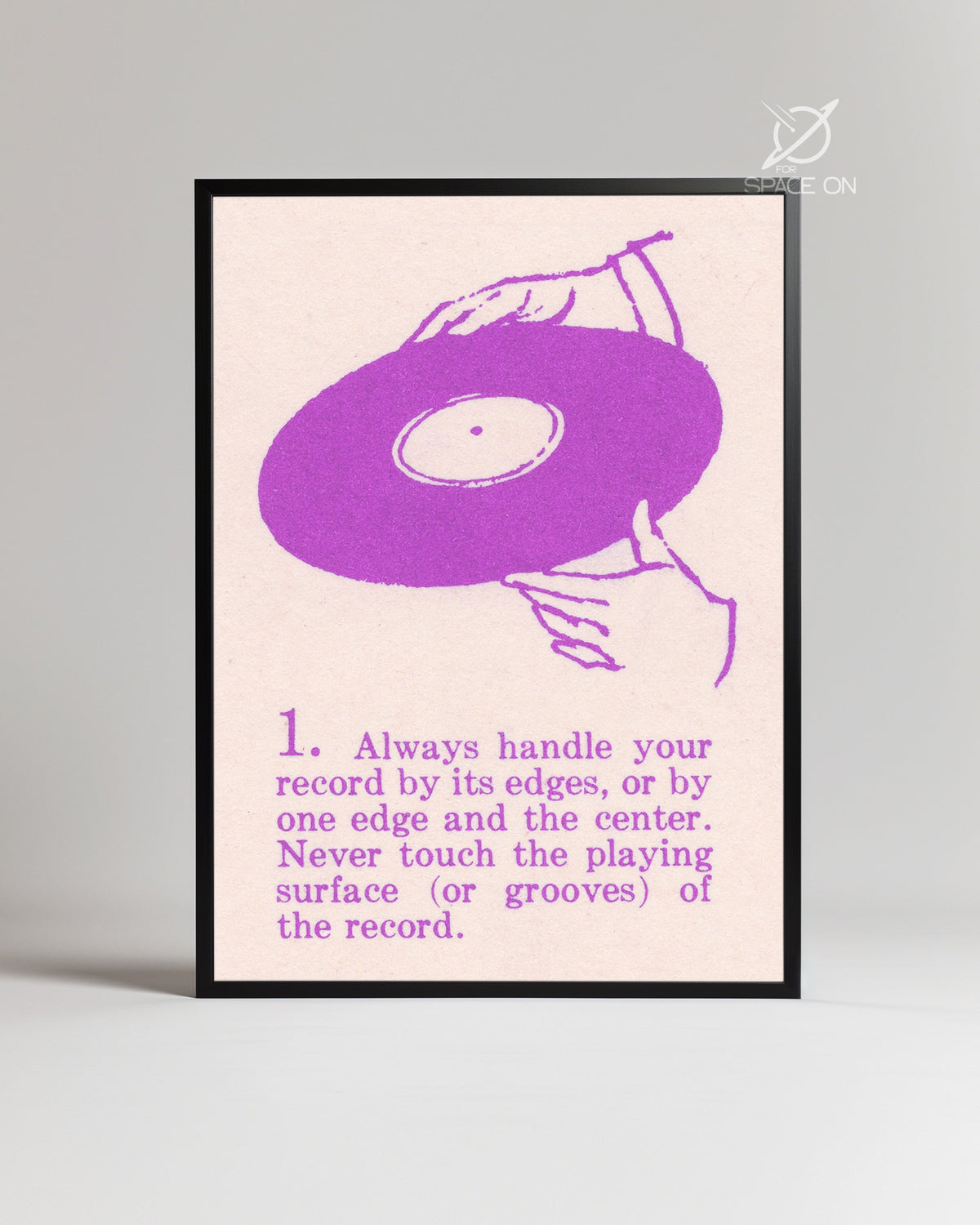 Vinyl Care Poster Tablosu