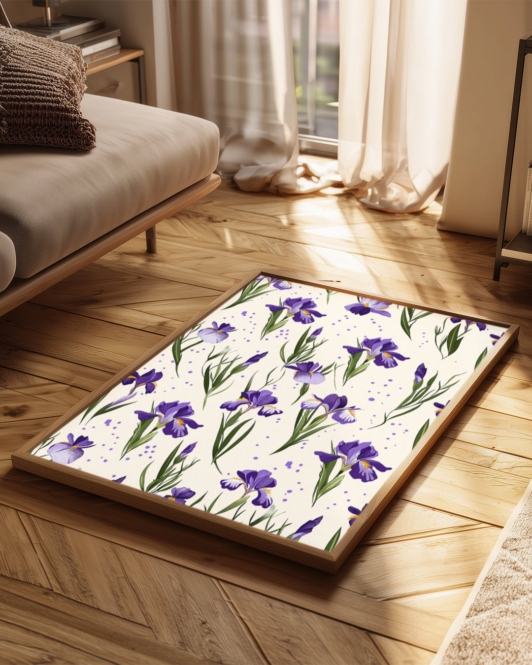 Violet Pattern Poster Tablosu