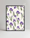 Violet Pattern Poster Tablosu