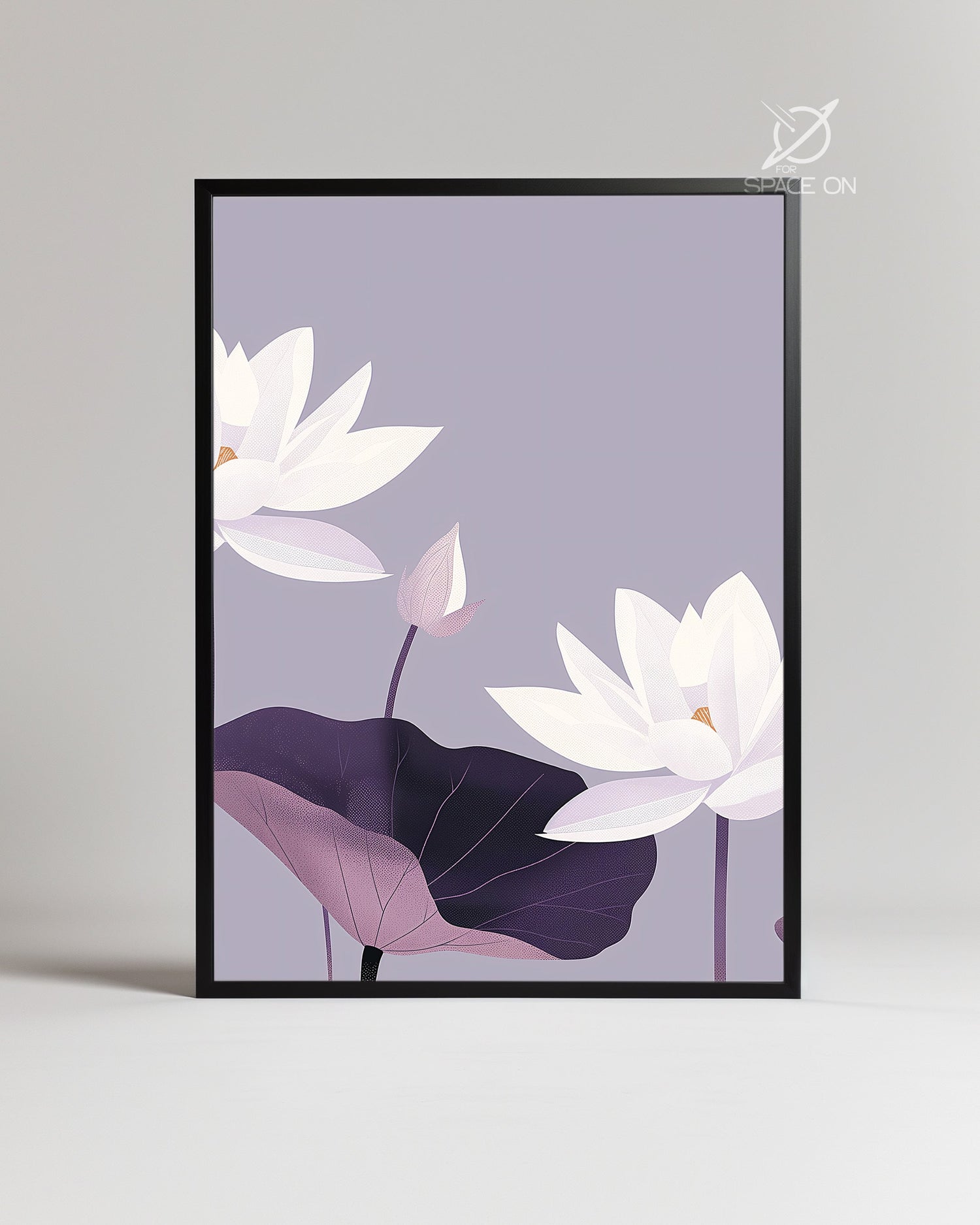 Violet Pond Poster Tablosu