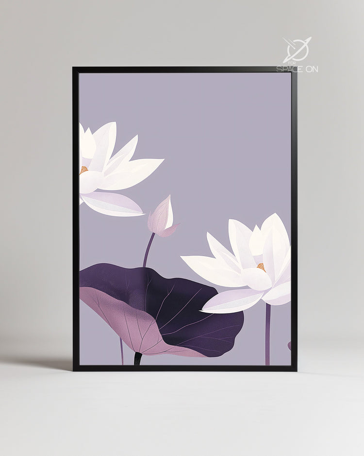 Violet Pond Poster Tablosu