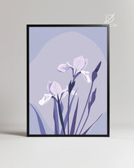 Violet Waves Poster Tablosu