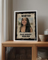 Wanted Poster Table