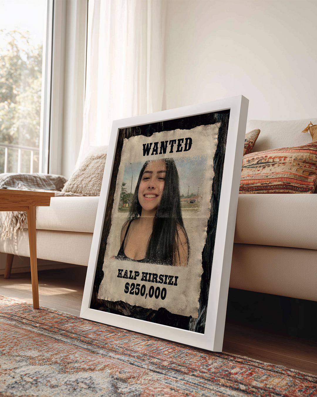 Wanted Poster Table