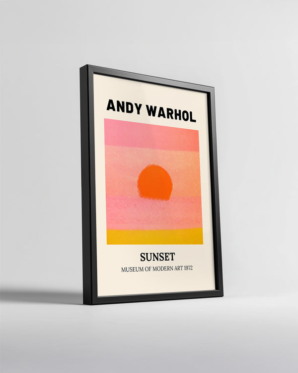 Warhol Pink Poster Tablosu