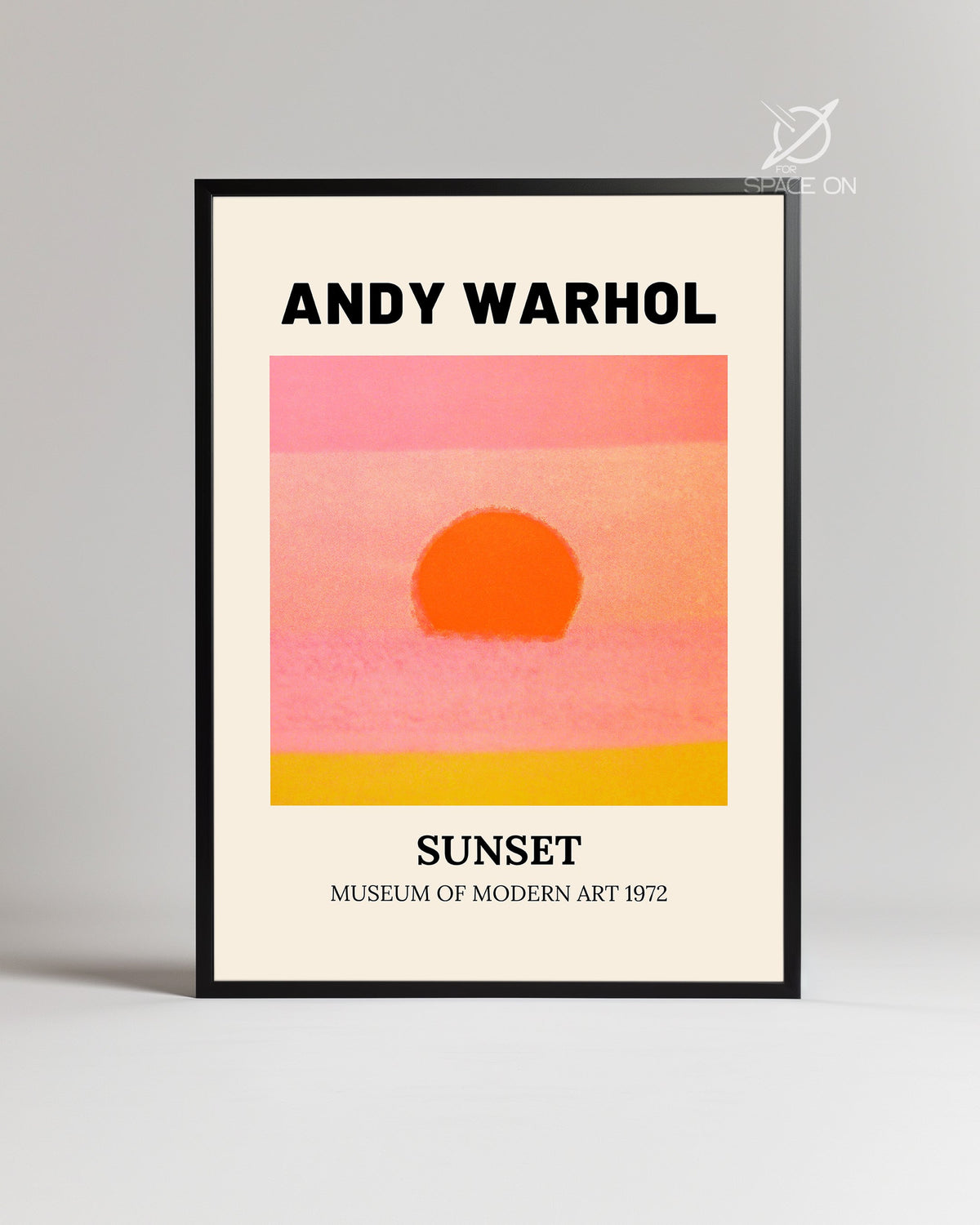 Warhol Pink Poster Tablosu