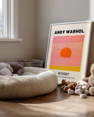 Warhol Pink Poster Tablosu