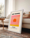 Warhol Pink Poster Tablosu