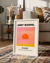 Warhol Pink Poster Tablosu