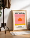Warhol Pink Poster Tablosu