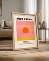 Warhol Pink Poster Tablosu