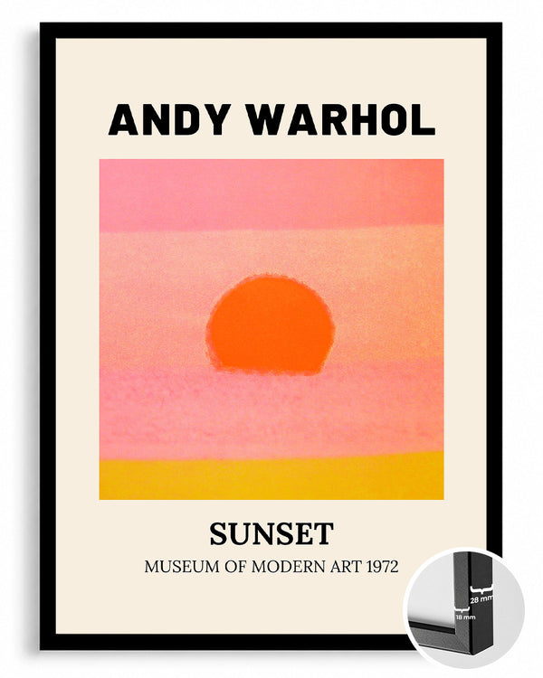 Warhol Pink Poster Tablosu