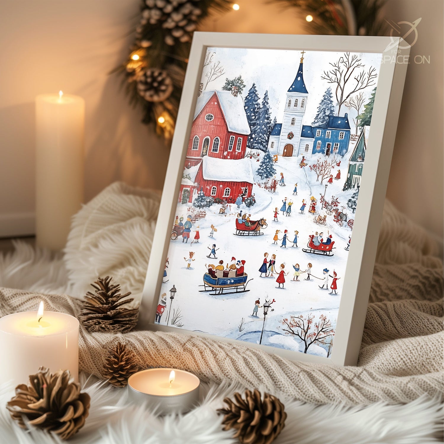 Warm Holiday Wishes Poster Tablosu