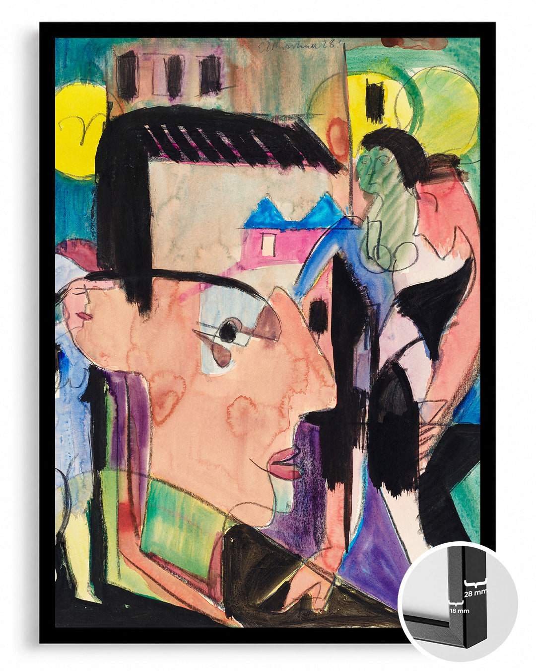 Water Face Poster Tablosu