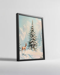 Waving Snowman Hello Poster Tablosu