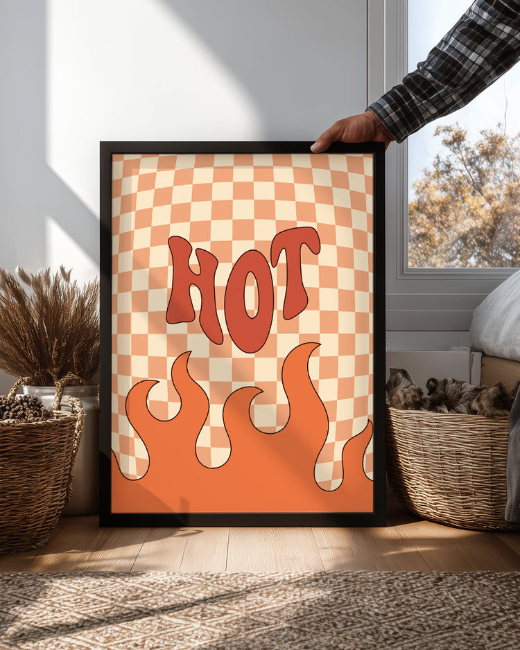 Wavy Hot Poster Tablosu