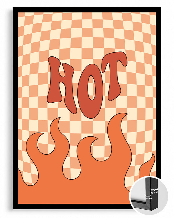 Wavy Hot Poster Tablosu