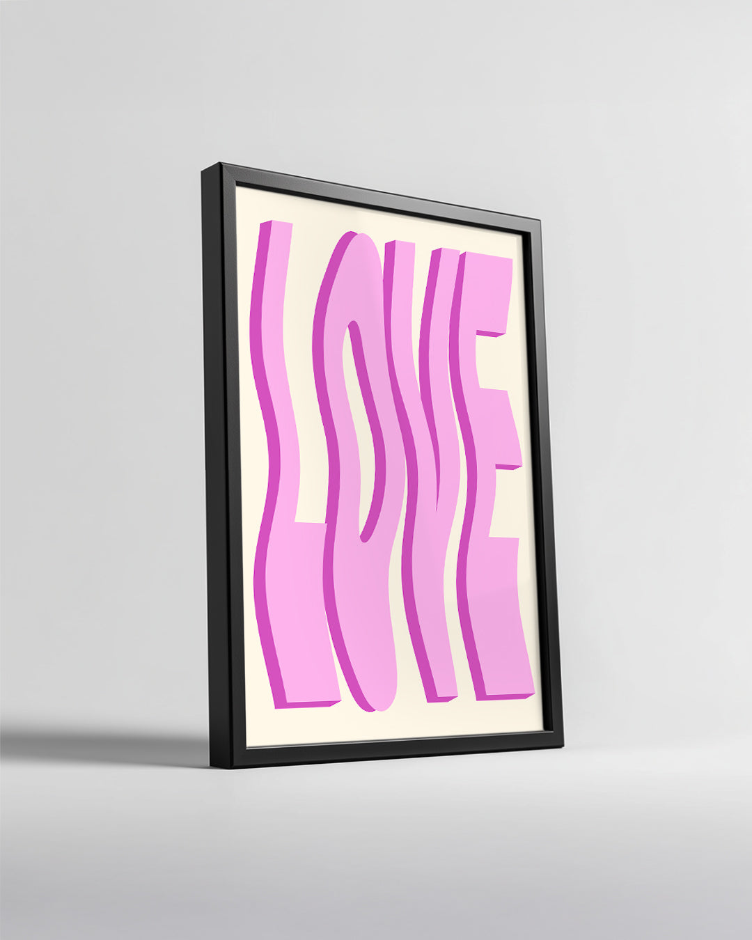 Wavy Love Poster Tablosu