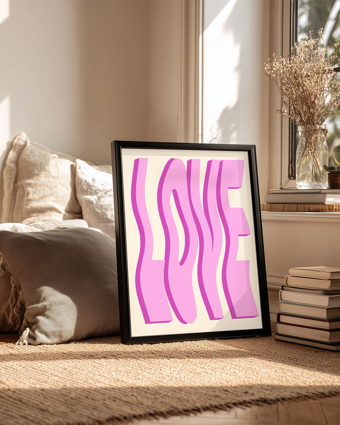 Wavy Love Poster Tablosu