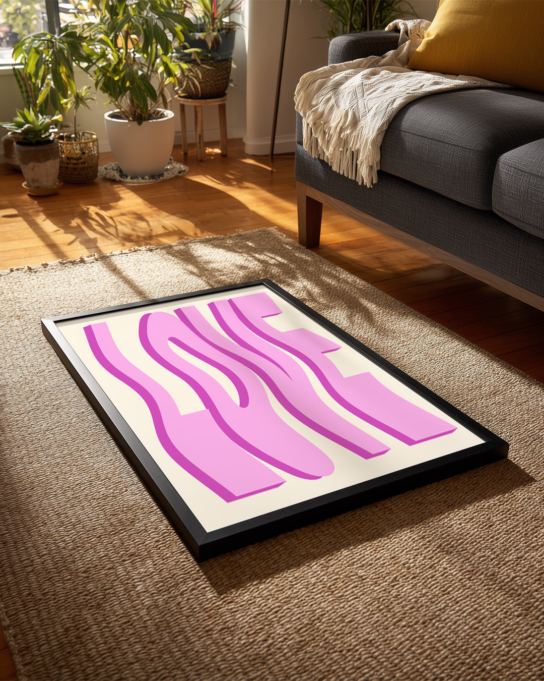 Wavy Love Poster Tablosu