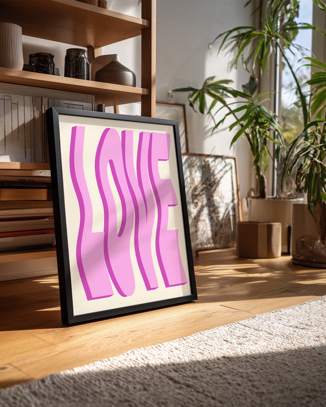 Wavy Love Poster Tablosu
