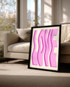 Wavy Love Poster Tablosu