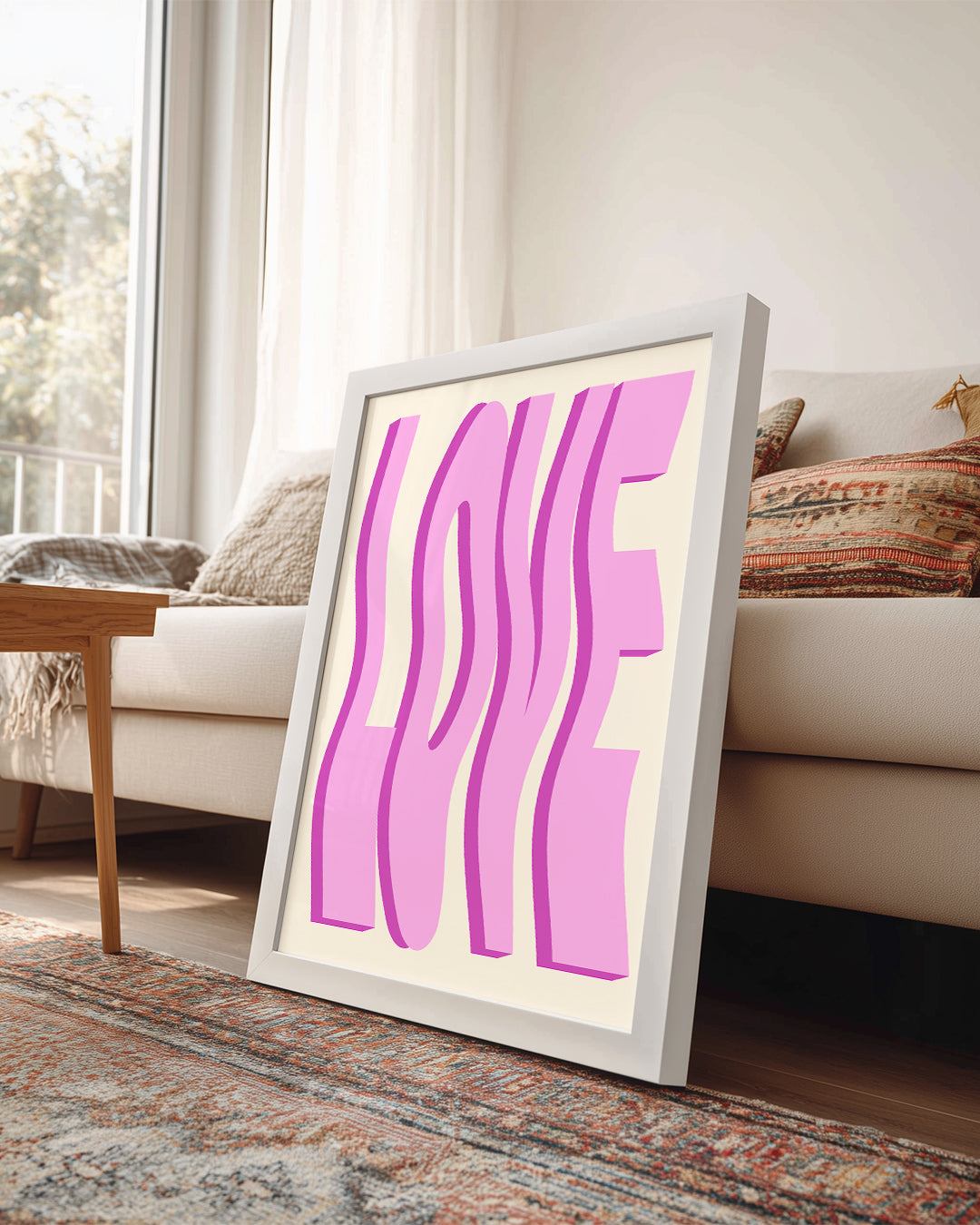Wavy Love Poster Tablosu