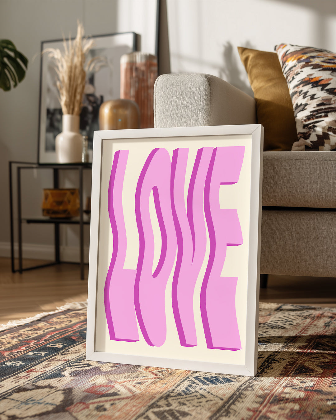 Wavy Love Poster Tablosu