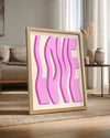 Wavy Love Poster Tablosu